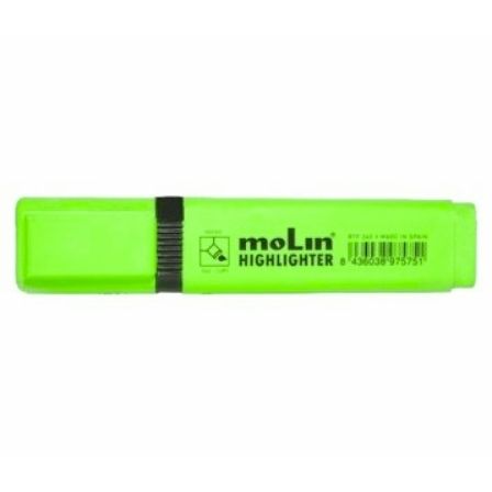 Molin Marcador Fluorescente Viva Verde (Set de 10) Molin Marcador Fluorescente Viva Verde (Set de 10)